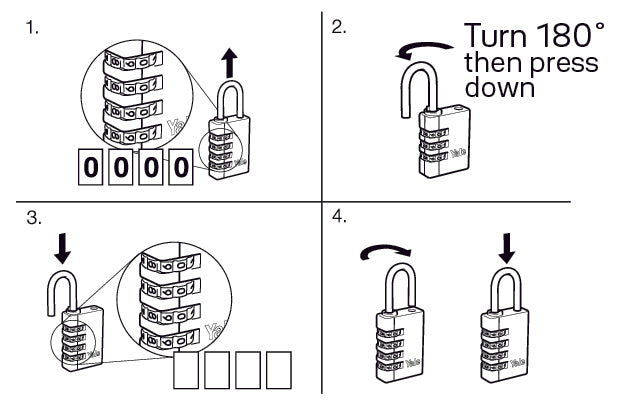Yale padlock