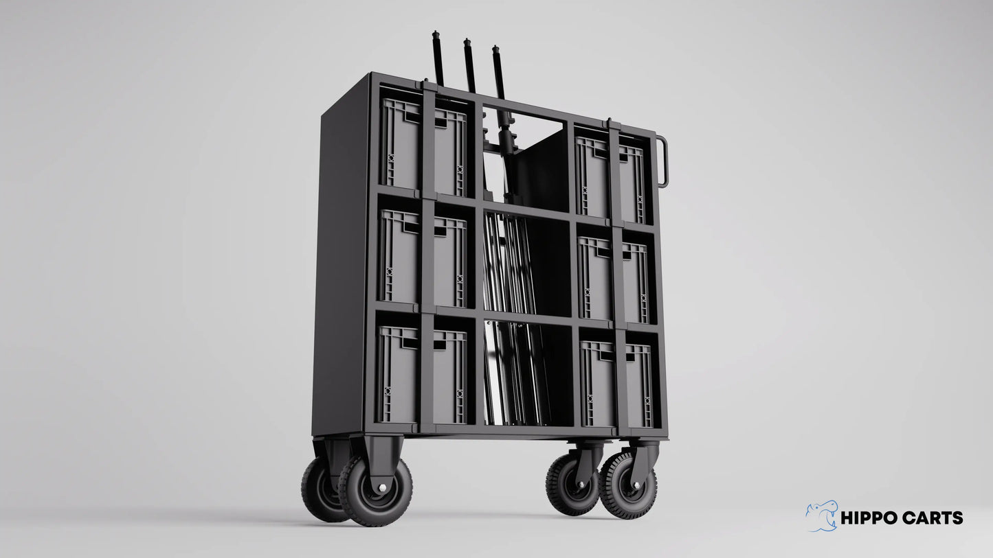 6 Crate Centre Void Film Cart