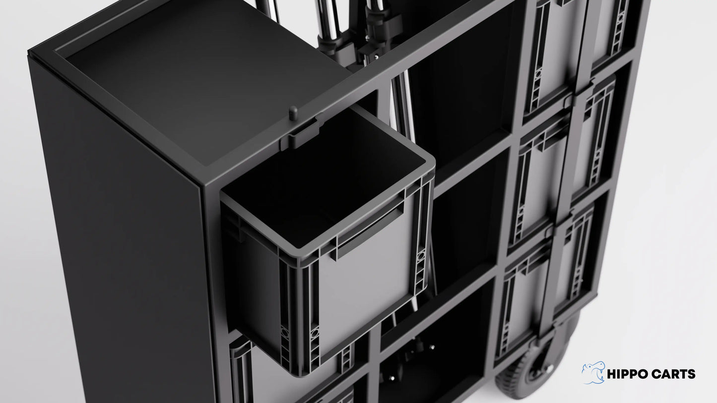 6 Crate Centre Void Film Cart