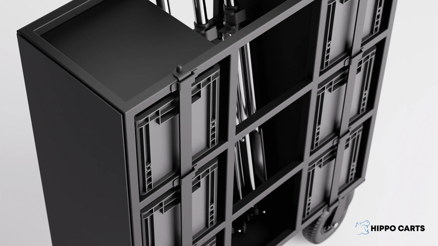 6 Crate Centre Void Film Cart