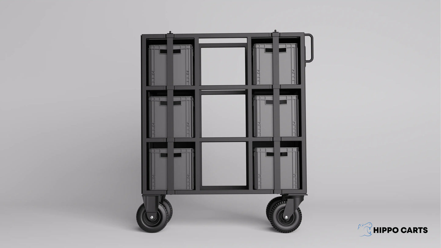 6 Crate Centre Void Film Cart